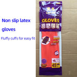 Non-Slip Extended Rubber Gloves