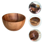 All Natural Acacia Solid Wood Bowl