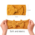 Beautiful Knit Elastic Bow Headband