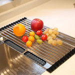 Foldable Stainless Steel Dish Drainer