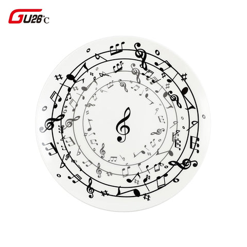 8 Inch Music Note Plate