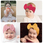 Beautiful Knit Elastic Bow Headband