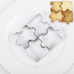 4Pcs Puzzle  Cookie Cutters