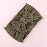 Beautiful Knit Elastic Bow Headband