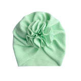 Knit Floral Decorative Infant Hat