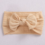 Beautiful Knit Elastic Bow Headband