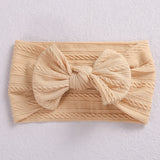 Beautiful Knit Elastic Bow Headband