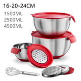 Stainless Steel Grater Mixing Bowls