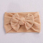 Beautiful Knit Elastic Bow Headband