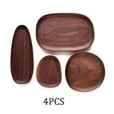 Irregular Oval Wooden Plates