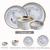 Gold Ceramic Dinnerware & Sets