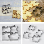 4Pcs Puzzle  Cookie Cutters