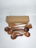 Natural Teak Cookware Set