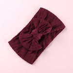 Beautiful Knit Elastic Bow Headband