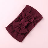 Beautiful Knit Elastic Bow Headband