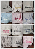 Personalized Newborn Baby Blankets