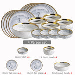 Gold Ceramic Dinnerware & Sets