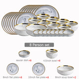 Gold Ceramic Dinnerware & Sets