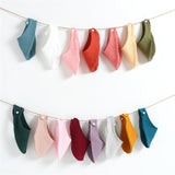 Triangle Cotton Bibs