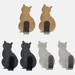 Decorative Cat and Bird Wall Hangers