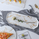 Black and White Marble Design Tableware