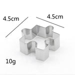 4Pcs Puzzle  Cookie Cutters