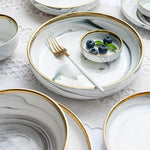 Gold Ceramic Dinnerware & Sets