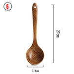 Natural Teak Cookware Set