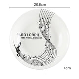 8 Inch Music Note Plate