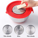 Stainless Steel Grater Mixing Bowls