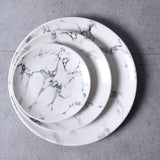 Nordic Style Marble Dinnerware Set