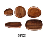 Irregular Oval Wooden Plates