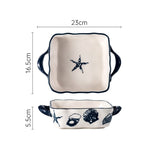 Ocean Style Ceramic Dishes