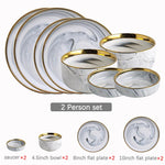 Gold Ceramic Dinnerware & Sets