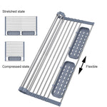 Foldable Stainless Steel Dish Drainer