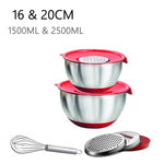 Stainless Steel Grater Mixing Bowls