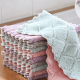 Double-layer Kitchen Dish Cloth