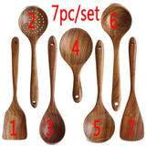 Natural Teak Cookware Set