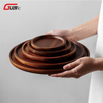 Durable Wood Dinner Plates