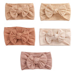 Beautiful Knit Elastic Bow Headband