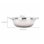 2 Sided Stainless Steel Hotpot