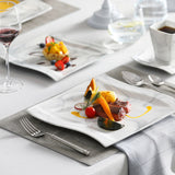 30/60PCS Marble Porcelain Dinnerware Sets