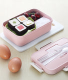 Microwave Pastel Lunch Box with Spoon