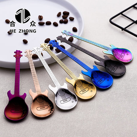 Stainless Steel Guitar Shaped Spoon