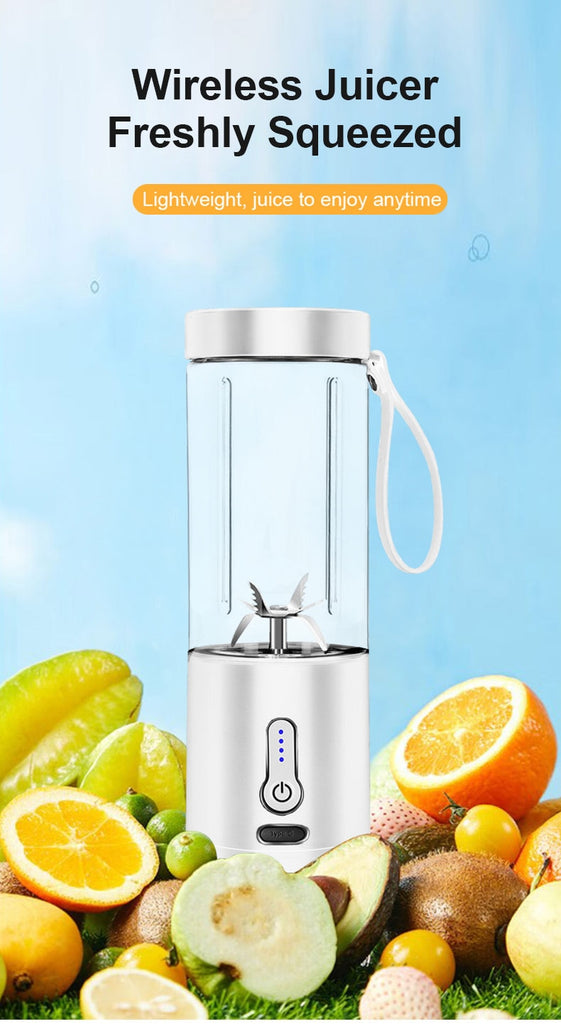 Mini Juicer Orange Blender 7.4V Fruit Juicers Portable Fast Fresh Juice  Machine 4000mAh Battery Wireless Smoothie Juice Maker