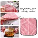 Trimmed Pastel Dish Cloths