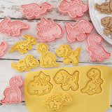 8 Pcs/set Dinosaur Cookie Cutters