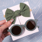 2Pcs/Pack Vintage Headband and Sunglasses