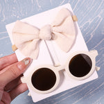 2Pcs/Pack Vintage Headband and Sunglasses