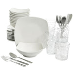 48PCS Square Expanded Dinnerware Set